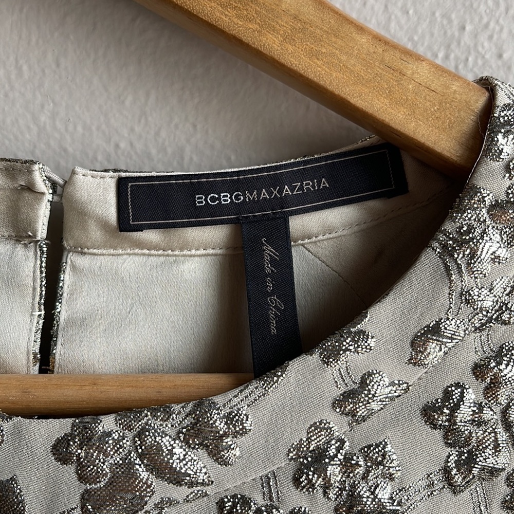 BCBGMaxAzria Metallic Top - Picture 2 of 9